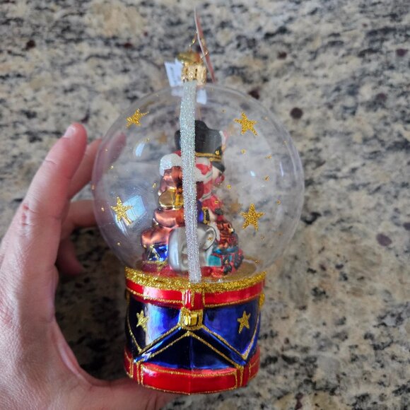 RARE NWT CHRISTOPHER RADKO TOYLAND TREASURES BALL DROP SNOWGLOBE ORNAMENT - Picture 2 of 9